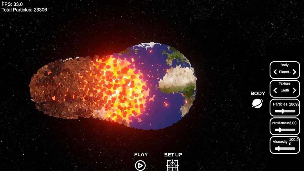 太空碰撞模拟器手机版