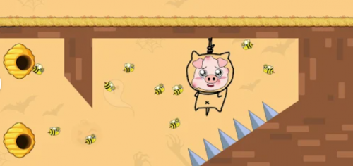 疯狂猪猪画线救援中文版