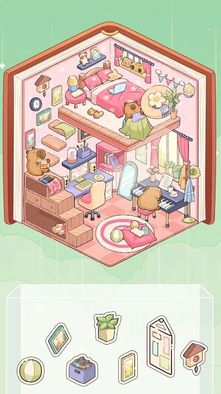 DIY贴纸温馨小屋