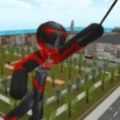 火柴人蜘蛛侠英雄破解版(Stickman Rope Hero)